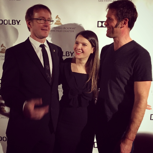 Michael Romanowski, Ingrid Serban and Forest Sun at the Grammy Nominee Party in San Francisco, CA